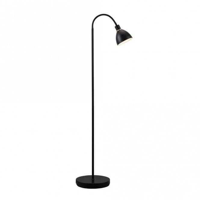 RAY - Retro Floor Lamp in Black