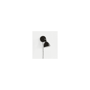 RAY - Retro Wall Light in Black with Switch