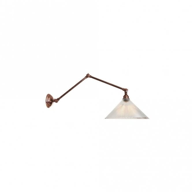 REBELL - Coolie Adjustable Poster Light In Antique Brass