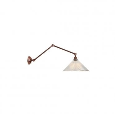 REBELL - Coolie Adjustable Poster Light In Antique Brass