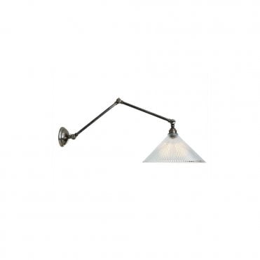 REBELL - Coolie Adjustable Poster Light In Antique Silver