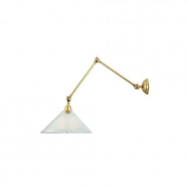 REBELL - Coolie Adjustable Poster Light In Polished Brass