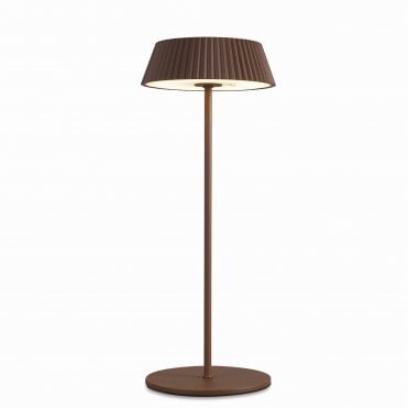 rust brown outdoor table lamp