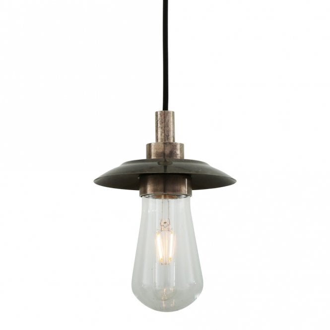 REN Industrial IP65 Bathroom Ceiling Pendant Antique Silver