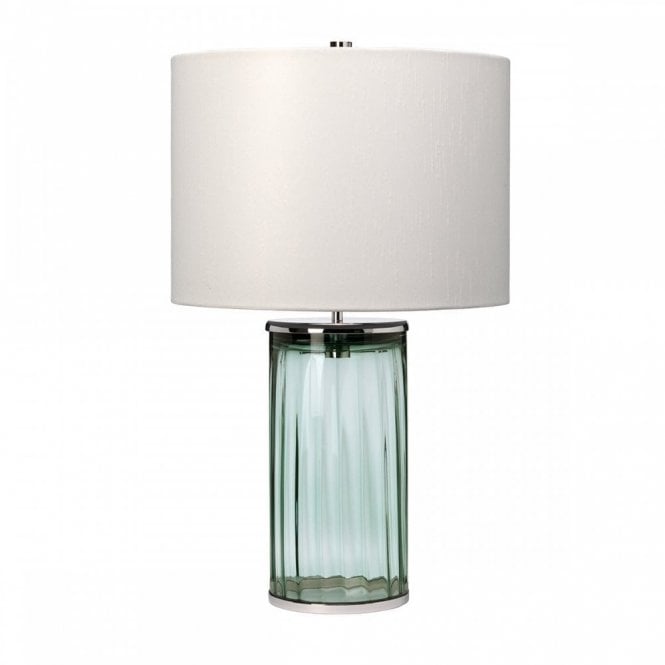 RENO Table Lamp Green Polished Nickel