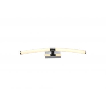 IP44 LED Wall Light 3000K 560lm Polished Chrome