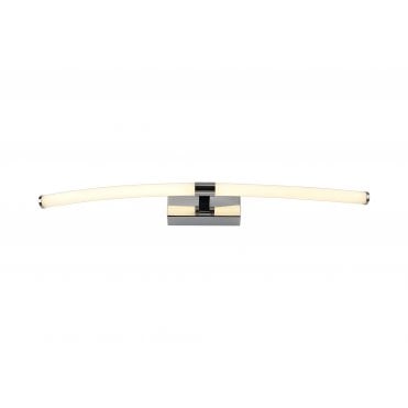 IP44 LED Wall Light 3000K 840lm Polished Chrome