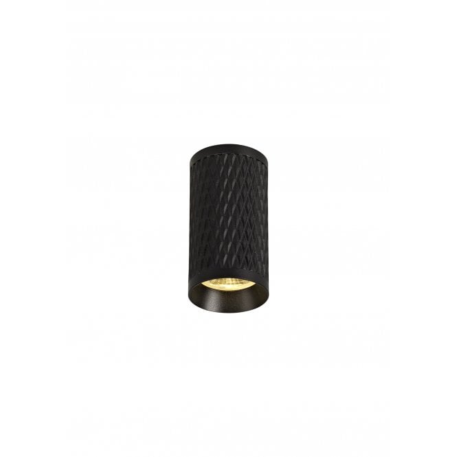 RETROSPOT 1 x GU10 Surface Mounted Spot Light Sand Black