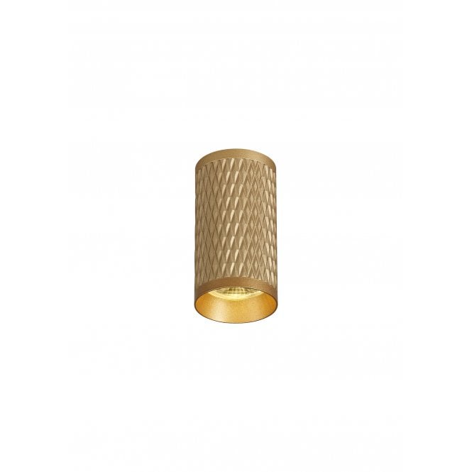 RETROSPOT Surface Mounted Spot Light Champagne Gold Diamond Detail