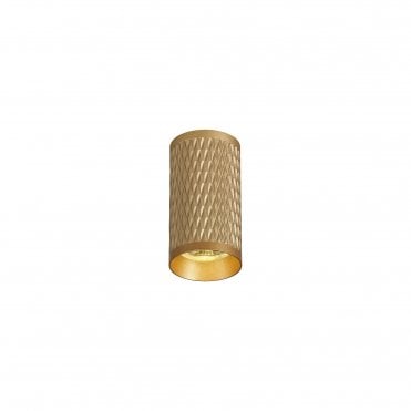 RETROSPOT Surface Mounted Spot Light Champagne Gold Diamond Detail