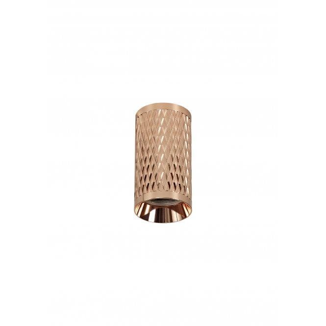 RETROSPOT Surface Mounted Spot Light Rose Gold Diamond Effect