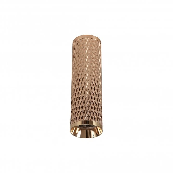 RETROSPOT Surface Mounted Spot Light Rose Gold Diamond Effect