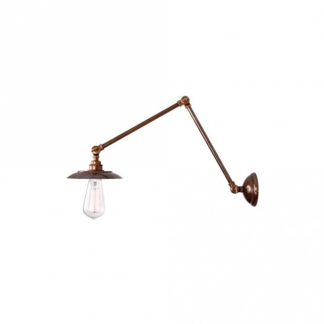 REZNOR - Adjustable Poster Light In Antique Brass