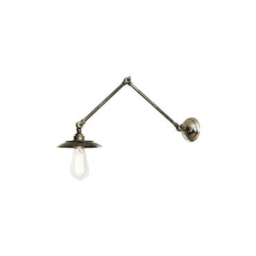 REZNOR - Adjustable Poster Light In Antique Silver