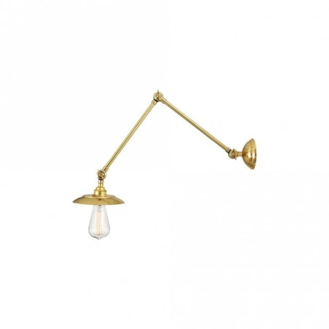 REZNOR - Adjustable Poster Light In Polished Brass