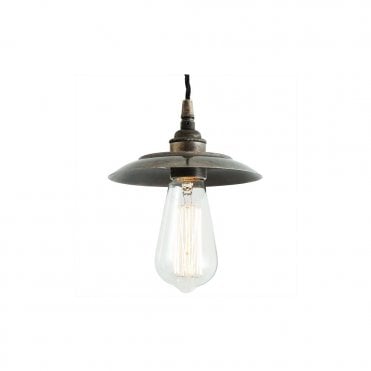 REZNOR - Industrial Ceiling Pendant Light In Antique Silver