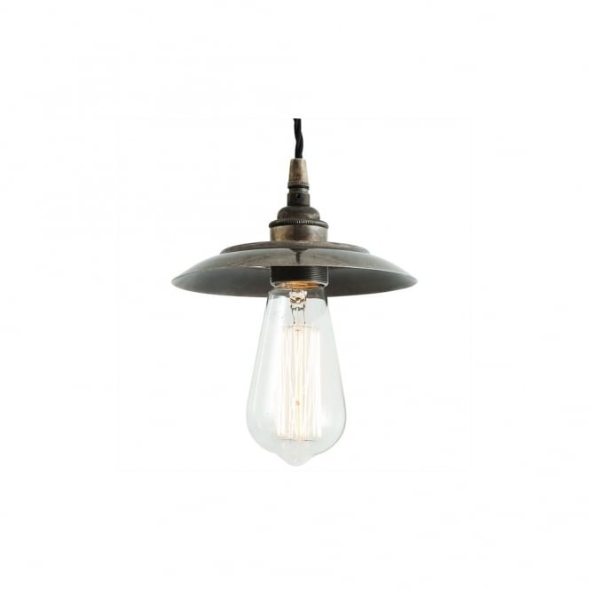 REZNOR - Industrial Ceiling Pendant Light In Antique Silver