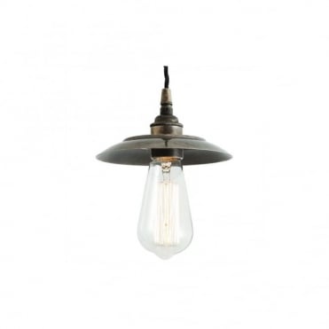 REZNOR - Industrial Ceiling Pendant Light In Antique Silver