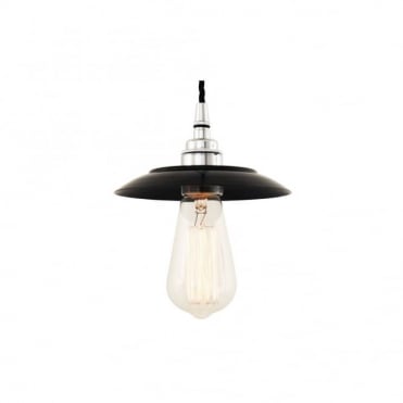 REZNOR - Industrial Ceiling Pendant Light In Powder Coated Black