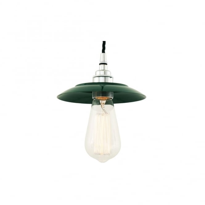 REZNOR - Industrial Ceiling Pendant Light In Powder Coated Racing Green
