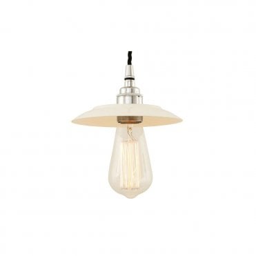 REZNOR - Industrial Ceiling Pendant Light In Powder Coated White