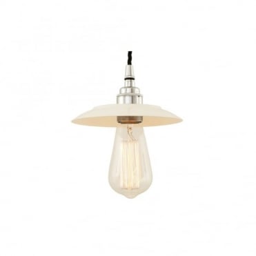 REZNOR - Industrial Ceiling Pendant Light In Powder Coated White