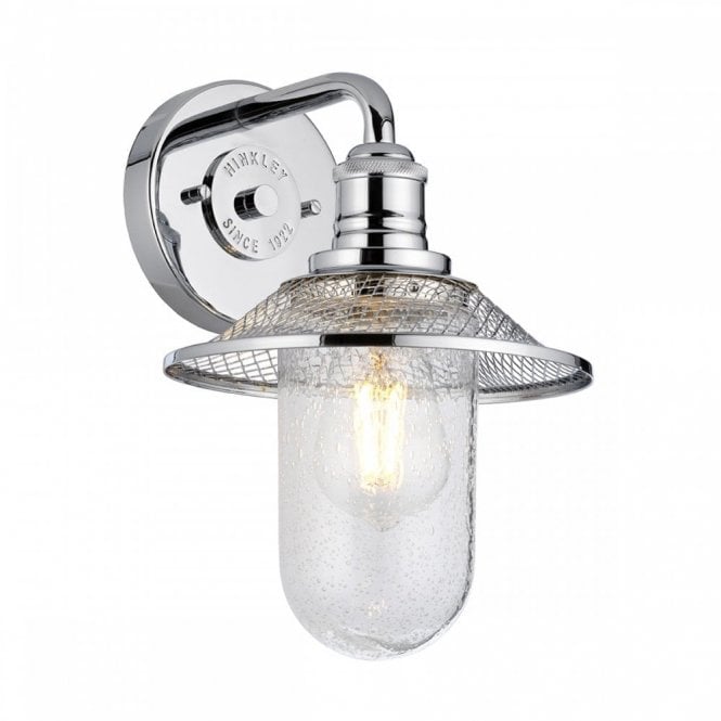 RIGBY Wall Light Polished Chrome For Bathrooms IP44 Rated
