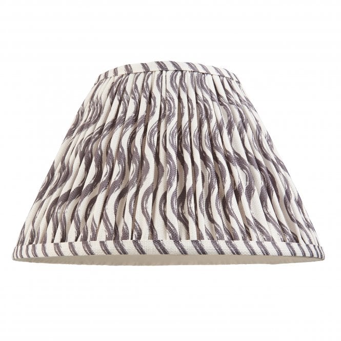 Ripple 30cm Tapered Shade - Pearl Grey