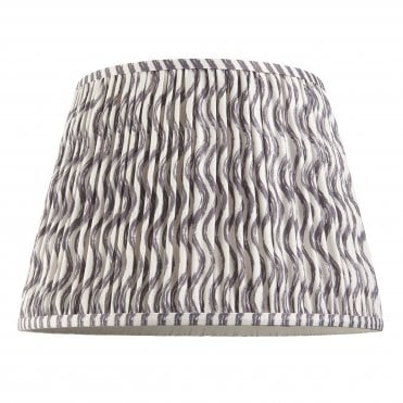 grey ripple pattern lampshade