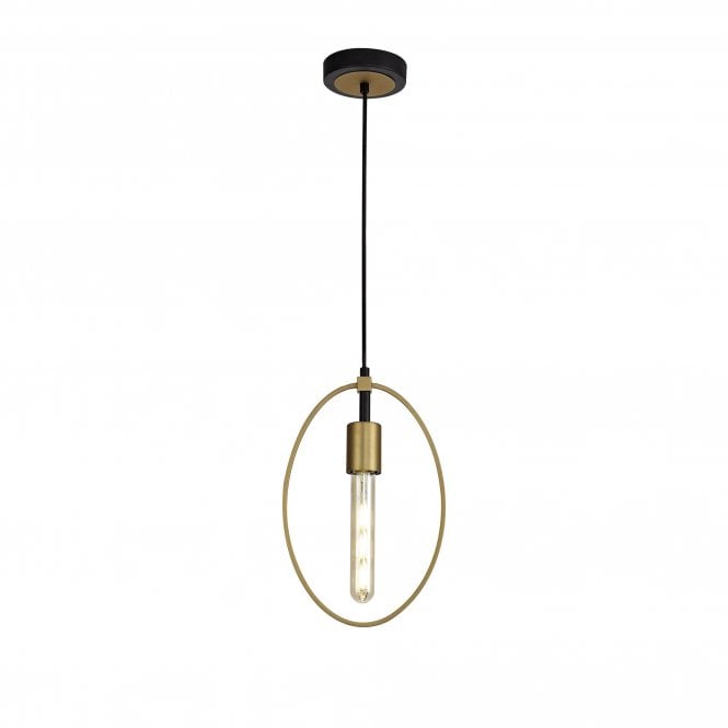 ROLLO Ceiling Pendant Light Sand Gold/Matt Black
