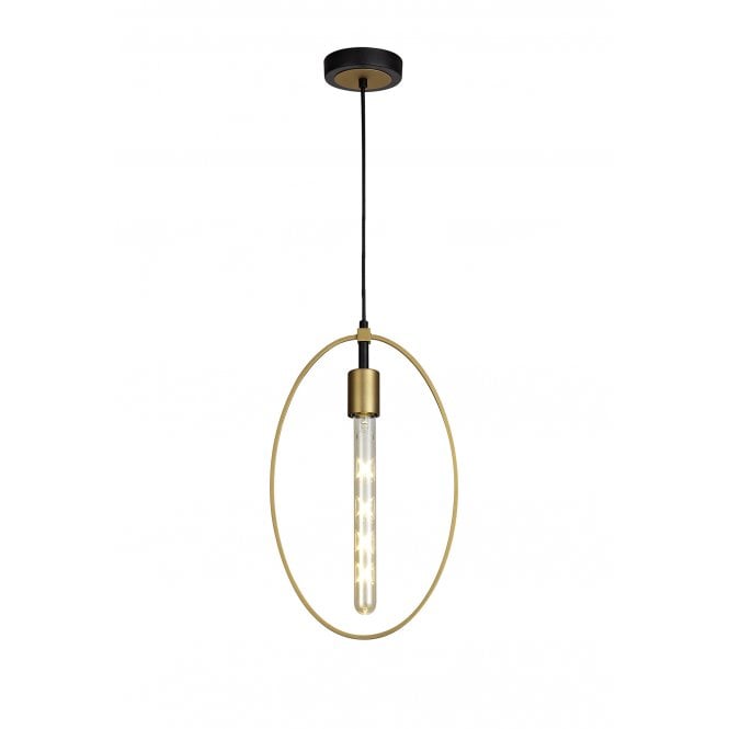 ROLLO Ceiling Pendant Light Sand Gold/Matt Black