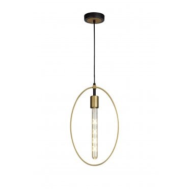 Ceiling Pendant Light Sand Gold/Matt Black