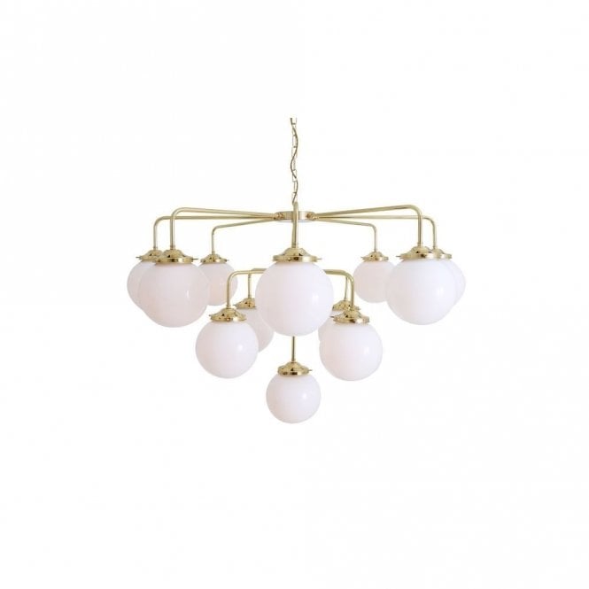 ROME - Chandelier In Polished Brass