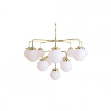 ROME - Chandelier In Polished Brass