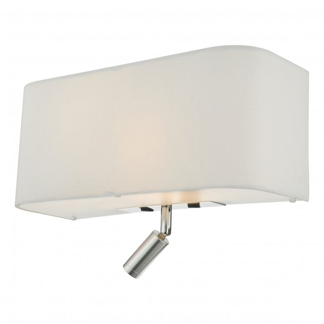 RONDA 3 Light Wall Light Ivory With LED Reading Light