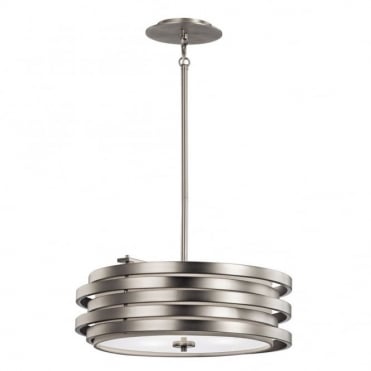 ROSWELL - Pendant in Chrome & Nickel