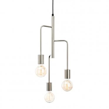 ROXY Pendant, Brushed Steel
