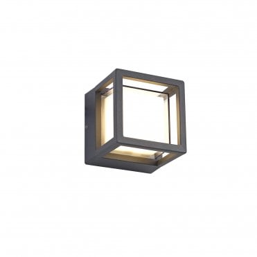 RUBEN Outdoor LED Downlight Anthracite Cube