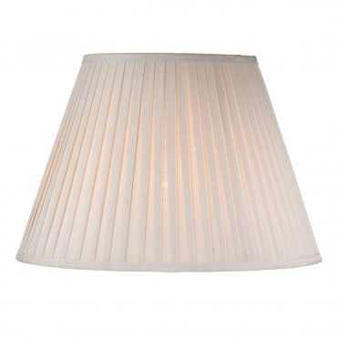 Cream Pleated Table Lamp Shade