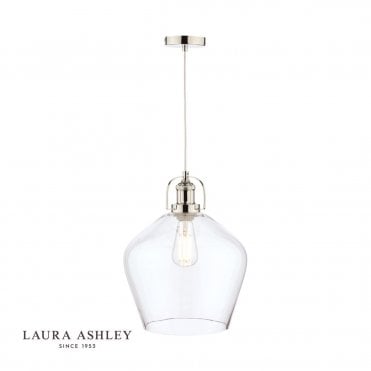 RYE Clear Glass Pendant Ceiling Light
