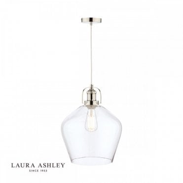 RYE Clear Glass Pendant Ceiling Light