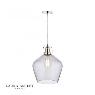 RYE Smoked Glass Pendant Ceiling Light