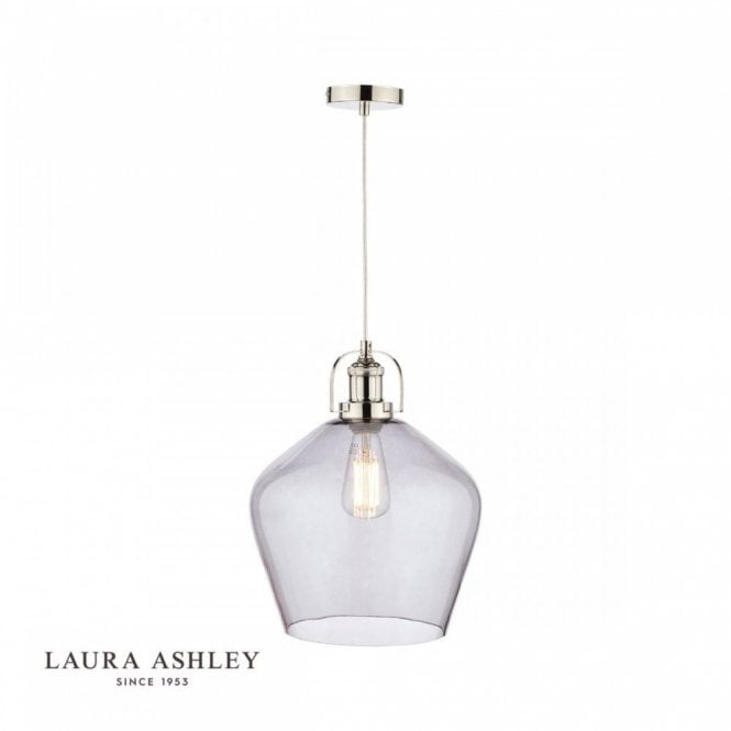 RYE Smoked Glass Pendant Ceiling Light