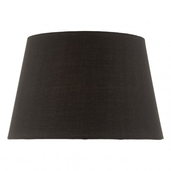 Safia Black Cotton Tapered Drum Shade 36CM