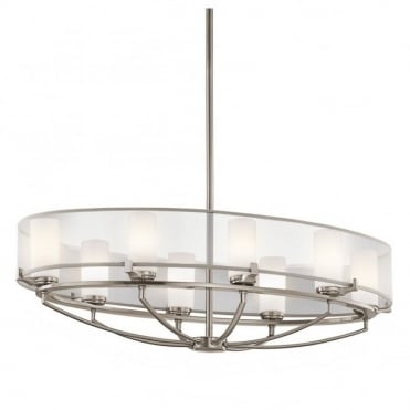 SALDANA - 8 Light Oval Chandelier
