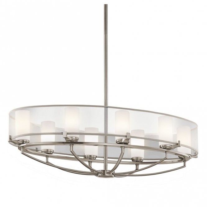 SALDANA - 8 Light Oval Chandelier