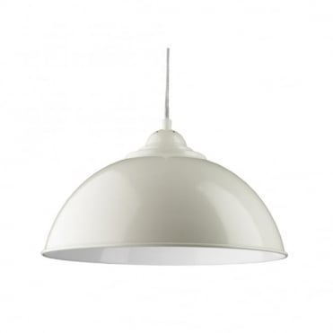 SANFORD - Ceiling Pendant Half Dome Ivory
