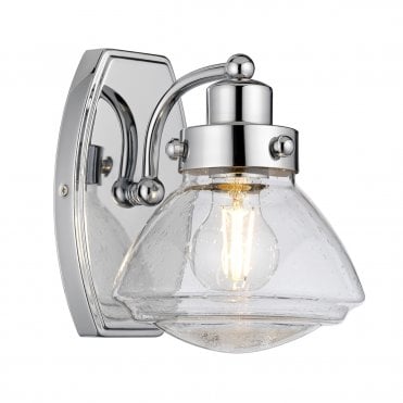 Wall Light Chrome For Bathrooms IP44 Rated