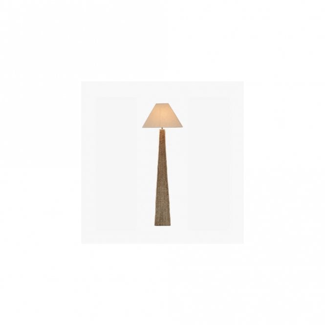 SEACOMB Rattan Pyramid Floor Lamp Base Only