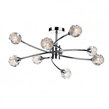 SEATTLE - Modern Double Insulated Chrome Light For Low Ceilings